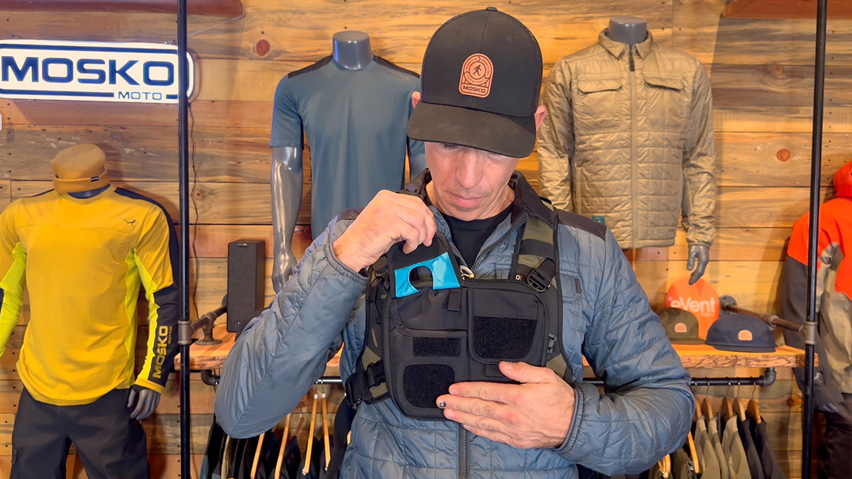 Adventure Motorcycle Riding Chest Rig Chest Rig - Mosko Moto CA