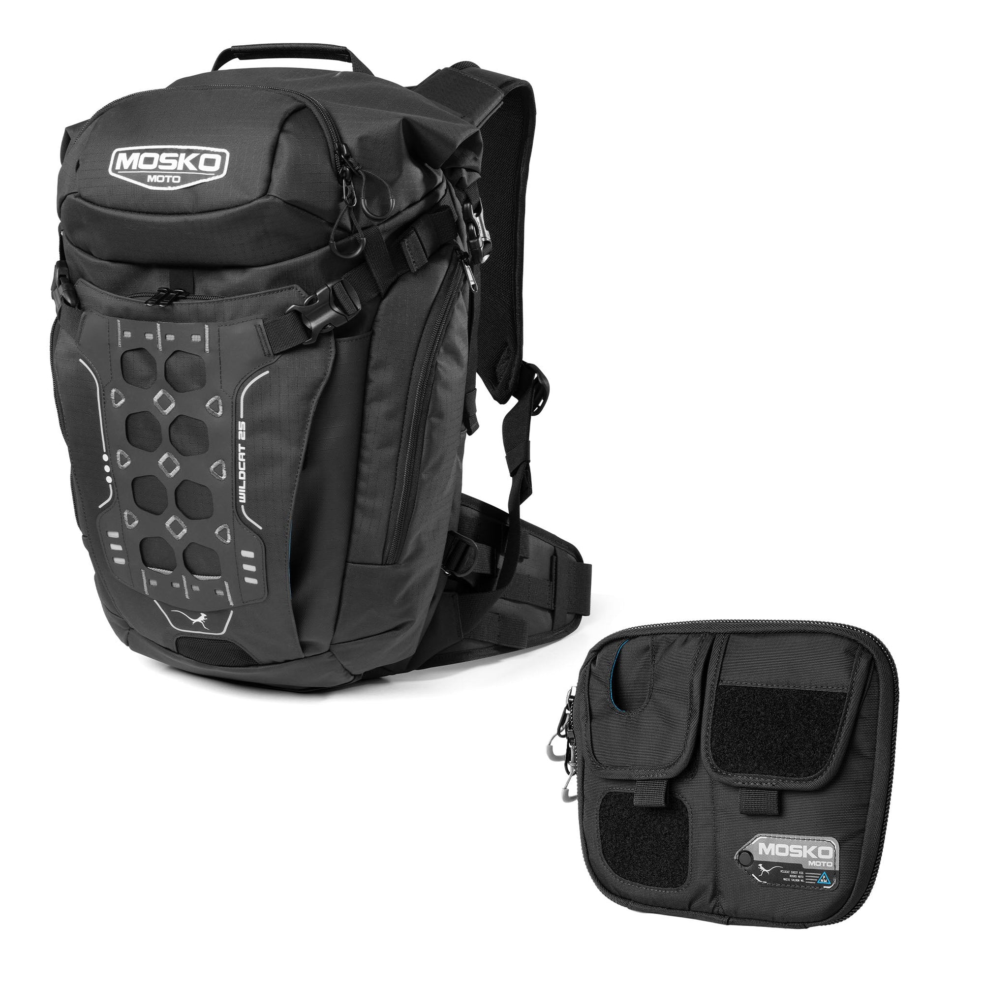 wildcat25l BLK with chestrig [wildcat-25l-backpack:black, chest-rig:default title|qty:1]