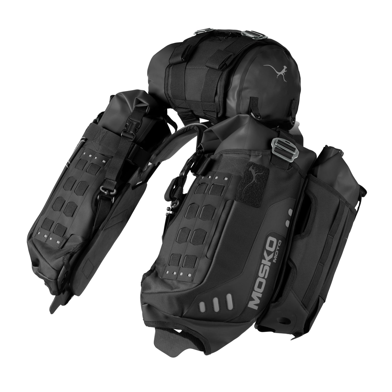 Reckless 40 TBK Stinger 8 2 Aux Pox [reckless-40l-v4-0:triple black, stinger-8-drybag:triple black|qty:1, aux-pox-4l-v2:triple black|qty:2]