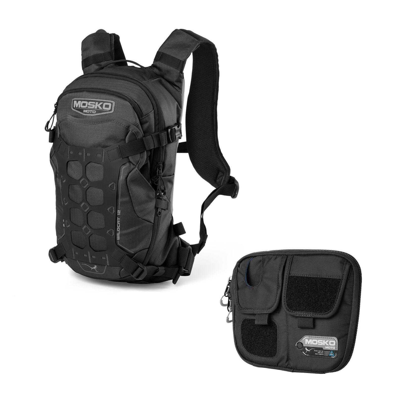 wildcat12_tbk_wchestrig [wildcat-12l-backpack:triple black, chest-rig:default title|qty:1]