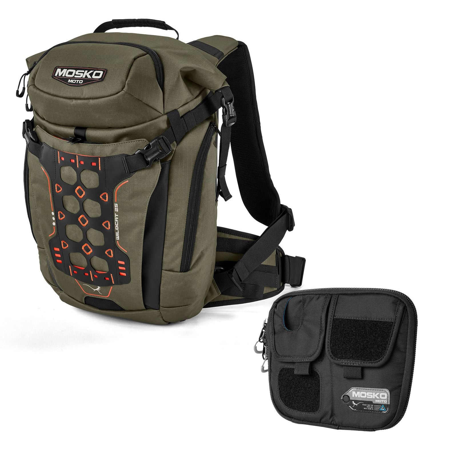 wildcat25l WDL with chestrig [wildcat-25l-backpack:woodland, chest-rig:default title|qty:1]